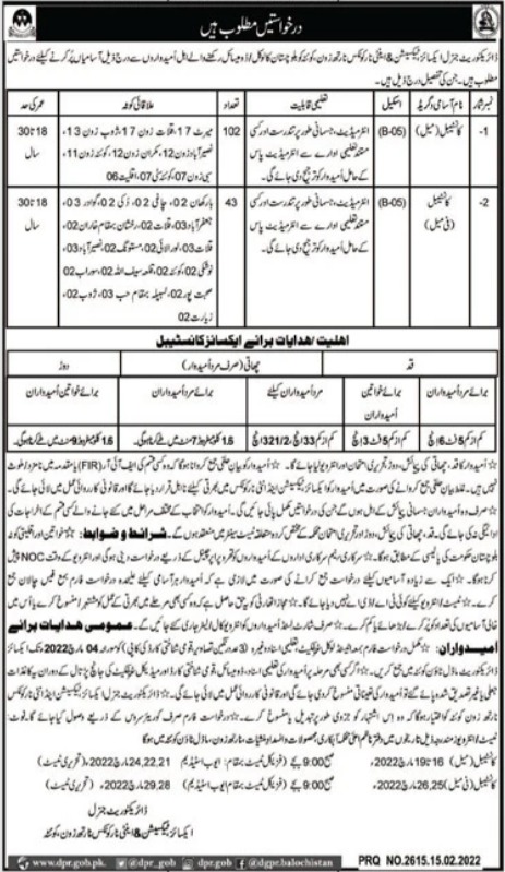 Excise Taxation and Anti Narcotics Jobs 2022 