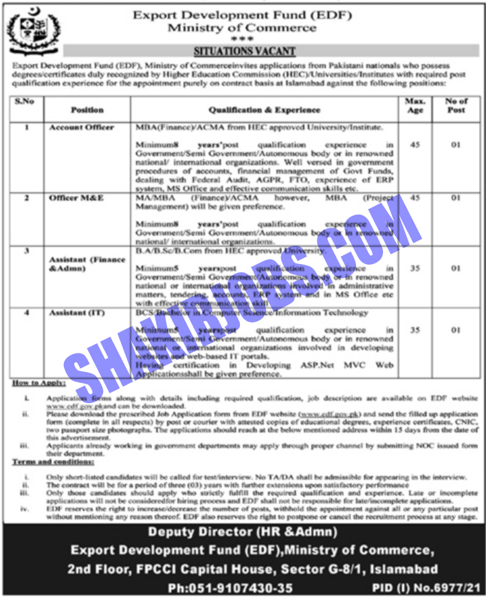Ministry of Commerce Jobs 2022