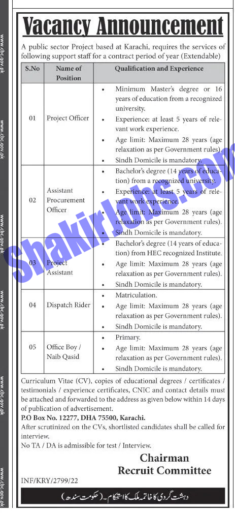 PO Box 12277 Jobs 2022