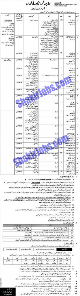 Today ASF Jobs June 2022
