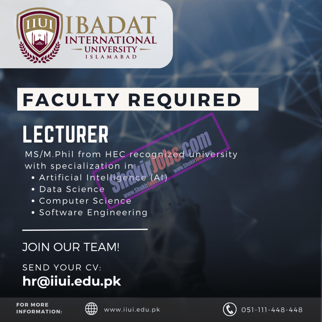 IIUI Jobs September 2023 Ibadat International University Ad 2