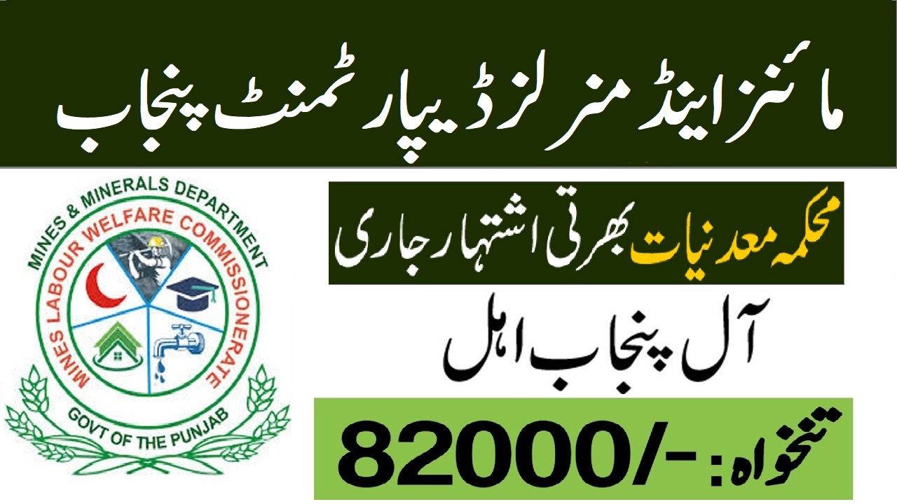 Mines and Minerals Department Punjab Jobs
